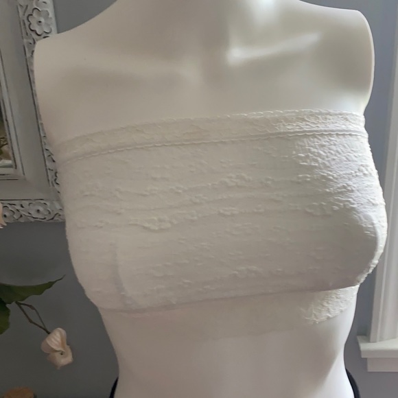 Free People Other - FREE PEOPLE Bandeau Bralette. White Medium
